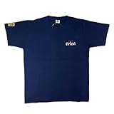 [kubagasaya]くば笠屋 雑貨 沖縄 お土産 オリオンビール コラボ tシャツ T-SHIRTS メンズ スラブ天竺 半袖 綿100% コットン オリオン オリジナル Tシャツ (M, シーサー 紺)