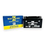 Z BATTERIES バイクバッテリー YTX7A-BS ユアサ 互換 ZTX7A-BS シールド型 AGM 充電済み FTX7A-BS STX7A-BS BMX7A-BS GSX400インパルス バンディット250V