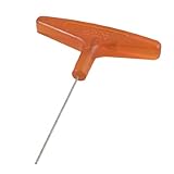 uxcell ヘックスキーレンチ　スパナツール　サイズ1.5ｍｍ　六角の内部タイプ　T型　磁気金属　シルバートーンとレッド