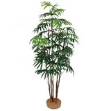 【人工植栽】　タカショー グリーンデコ和風 シュロチク5本立 鉢無　1.5m　GD-125S