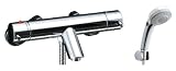 LIXIL(リクシル) INAX 浴室用 壁付 サーモスタット付シャワーバス水栓 eモダン エコフルスイッチ多機能シャワー BF-E147TSBW