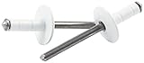 Allstar ALL18096 White 1/16 to 3/8 Range Multi-Grip Style Large Head Rivet with Steel Mandrel (Pack 