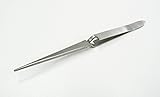クロスロックピンセットPointed自己終了逆アクションはんだ付6 – 1 / 2 " Long SS ( E 2 ) NOVELTOOLS