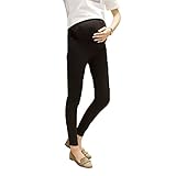 Spinas(スピナス) レディース マタニティ ウェア ズボン ウエストゴム スキニー きれいめ パンツ お腹 すっぽりアジャスター 調節 ズボン シンプル 大人 無地 夏 楽 全2色 ホワイト・ブ