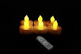 Candle Choice Set of 6 Plastic Tealights with Remote [並行輸入品]