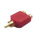 Mono Y Adapter Splitter Cable Adapter 1 Male to 2 Female Conversion Reliabled