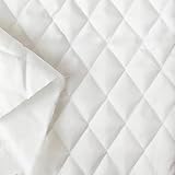 [moonfarm] キルト 生地 白 裏地用 中厚 幅140cm キルティング 手芸 無地 布 (1m)