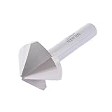 uxcell 面取りカッター　フライス　面取りカッタービット　切削　90度　HHS製　ストレートシャンク