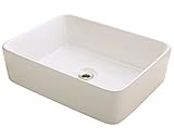 MR Direct V140-B Bisque Porcelain Vessel Lavatory Sink [並行輸入品]