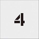 IM ステンシル 4 文字サイズ50×40mm AST28