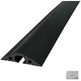 マサル工業 軟質プロテクタ NP810W (幅80mm×長さ1m) + Smooth Life 限定ポケットティッシュ（複数購入の場合ティッシュは1個のみ送付） ケーブルカバー ケーブルプロテクター ホースプロテクター 屋外 道路