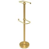 Allied真鍮ts-26t-pb Free Standing 2つRoll Toilet Tissueスタンド、