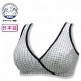 大衛 アメジスト ハーフトップブラ 格子ブラック Lサイズ