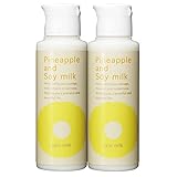 鈴木ハーブ研究所 パイナップル豆乳スキンミルク 100mL2本約2ヵ月分 [ ヒアルロン酸 コラーゲン オリーブ油 配合 脱毛後 除毛後 ムダ毛ケア後 ]