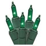 Vickerman 50 Light Green Light Set on Green Wire by Vickerman
