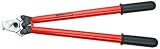 KNIPEX 95 27 600 1,000V Insulated Cable Shears by Knipex