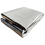 TIGRE BLANC 断熱 マット 車用 遮熱 シート 断熱材 エンジン ボンネット 防音 吸音 デットニング アルミ 100cm 140cm 厚さ1cm