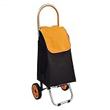 Rxbdk ショッピングトロリー折りたたみポータブルミニストレージバッグショッピングバッグ家庭用オレンジ