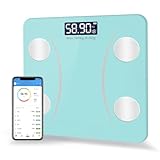 体重計 bluetooth スマホ連動 ヘルスメーター 体脂肪計 Bluetooth 体組成計 2024最新 高精度/軽量収納 日本語APP