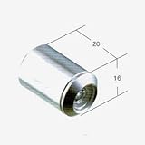 防犯金具　SM-5　亜鉛合金他　板厚：φ16　入数：1・10　扉厚1～10ミリ　視野160°