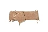 Baby Boum Cotton-Rich Long, Thick Padded Playpen & Cot Bumper (Cacao Soft Brown,28 x 340cm) by Baby 