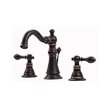 Ultra UF55115 Two-Handle Oil Rubbed Bronze Lavatory Faucet with Pop-Up Drain [並行輸入品]