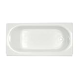 American StandardプリンストンRecess 5フィート× 34-inch右側Drain Americast Bath Tub with Luxury Ledge 5-Feet by 3