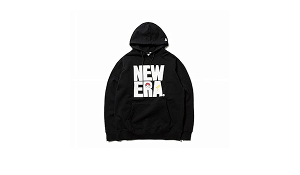 Amazon ニューエラ New Era ポケモン コラボ パーカー Square Logo グレー Pokemon L トレーナー パーカー 通販