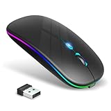 マウス 無線 Bluetooth5.2 ワイヤレスマウス 静音 小型 軽量 高精度 瞬時接続 Type-C充電式 ブルートゥース 2.4GHz 3段階DPI切替 ゲーミングマウス 省エネ 多彩変換ライト 光学式 高耐久性Mac/Windows/Surface/PC/iPad/iPhone/Android/に対応 TELEC認証取得済み
