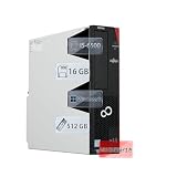 【整備済み・高性能デスクトップPC】富士通 ESPRIMO D586 ｜第6世代 インテル Core i5-6500（3.2GHz）｜MS Office 2019 & Windows 11 Pro｜メモリ16GB｜USB 3.0複数搭載｜4K対応映像出力｜DP/DVI｜3.5mmオーディオ端子｜外付けWi-Fi付き (SSD512GB)