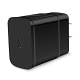 iPhone充電器 Type C充電器 タイプCアダプター【25W/3A PD/QC3.0/PPS対応】 急速充電器 usb-c電源アダプター Andriod充電器 スマホ充電器タイプC充電器 qc3.0アダプター タイプcコンセント ChrisPow usb-c充電器 コンセント (ブラック)