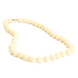 Chewbeads Jane Teething Necklace, 100% Safe Silicone - Ivory by Chewbeads
