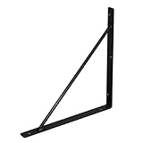 【完全日本製】アイアン金具 ブラケット 棚受けLサイズ（スリム　ストレートタイプ）アンティーク おしゃれ 壁掛け 職人手作り品