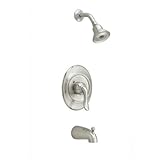 American Standard T508.507.295 Princeton Single Lever Handle Pressure Balance Shower Trim, Satin Nic