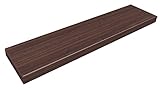 南海プライウッド 飾り棚 リブニッチ ストレートタイプ ダークウォールナット 40×155×720mm LNS4107-DJ