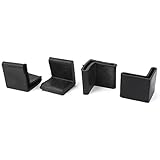 uxcell　家具脚ピタキャップ　継ぐ脚ワッシャ　滑り止め　フートカバープロテクター　L形　30x30mm　4個
