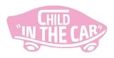 【全16色】人気!チャイルド イン カー ステッカー!Child in car Sticker /車用/シール/ Vinyl/Decal /バイナル/デカール/ステッカー/CIC-2 (ピンク) [並
