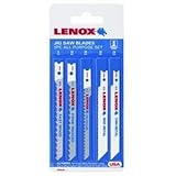 Lenox 20769C543JA Bi-Metal Jig Saw Blade Kit with U Shank, 5 Piece [並行輸入品]