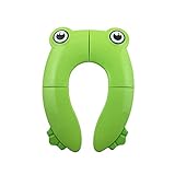 FUHAO 子供補助便座　トイレトレーナー　幼児用便座トレーニング　折りたたみ式　携帯便利　柔らかい　滑りにくい　柔らかい　外出　旅行