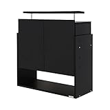 【JAJAN】フィギュアラック「サード(3rd)」ワイド 上置きロータイプ 幅83cm奥行29cm専用 ブラック[対応天井高：241-274cm]【正規品】[GOODSプレ対象商品]