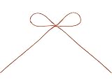 東京リボン パピエール 37キャロットオレンジ 約1mm×130m