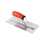 roberts/q.e.p. co., inc. 10-829 1/32" x 1/32" x 1/16", U-Notch Trowel, Contoured Action Grip Handle 