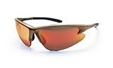 SAS Safety 540-0909 DB2 Eyewear with Polybag Iridium Lens/Gold Frame [並行輸入品]