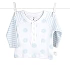 リトルジラフ ベビー服 ドットコレクションシャツ 6-9m (ブルー) lg1055-02 【正規代理店輸入】