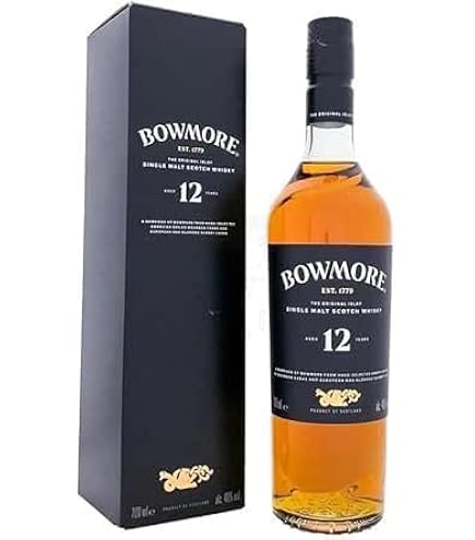 Amazon.co.jp: 【新ラベル】 ボウモア 12年 (黒ラベル) 並行品 40度