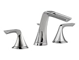 Brizo 65351LF Widespread Waterfall Bathroom Faucet with Metal Drain Assembly fro, Chrome [並行輸入品]