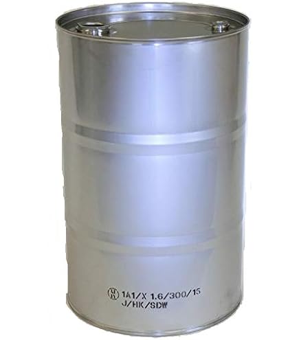 ドラム缶2本セット錆あり ステンレスGLライトドラム（クローズ） | 中央産業株式会社