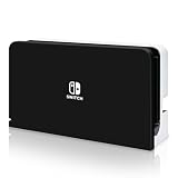 Dlseego Switch OLED ドックカバー Switch OLED対応 ドックカバー ニンテンドースイッチ有機ELドックカバー switch有機EL ドック ケース Switch有機EL充電ドック対応カバー 有機EL対応 PC素材 全面保護 薄型 キズ防止 取り付け簡単 防塵 防汚 ブラック