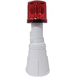 色いろソーラー工事灯・幅80mm/コーン用ジョイントセット（赤カバー/点滅・赤/はかま付）