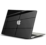 GVTECH MacBook Air 13インチ用 クリスタルクリアケース A1369 A1466 プラスチック製ハードシェル MacBook Air 13インチ (2010-2017) (A1369/A1466), ブラックケース